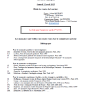 Vente publique : collection d’une numismate – 12 avril 2025 – Louviers
